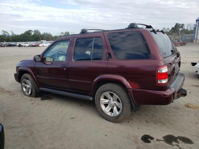 JN8DR09Y33W832065 - 2003 NISSAN PATHFINDER LE MAROON photo 2