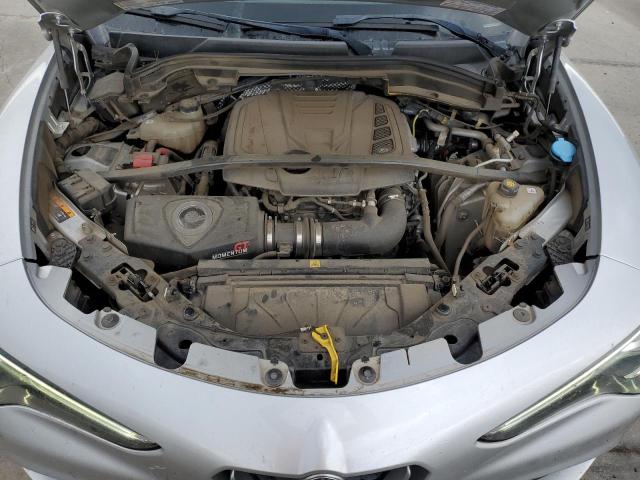 ZASFAKBN1J7B82531 - 2018 ALFA ROMEO STELVIO TI Gümüş foto 12