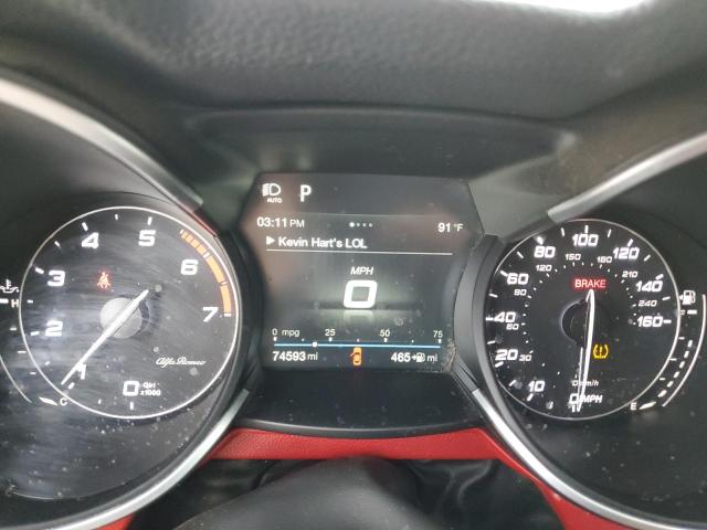 ZASFAKBN1J7B82531 - 2018 ALFA ROMEO STELVIO TI Gümüş foto 9