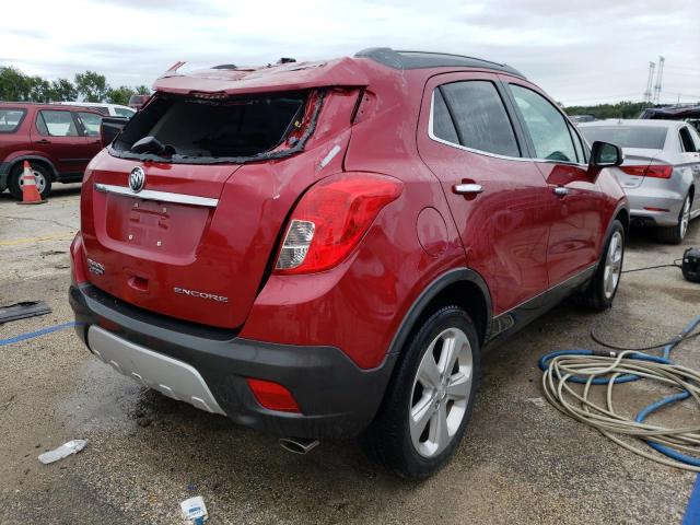 KL4CJCSB9FB198336 - 2015 BUICK ENCORE BURGUNDY photo 3