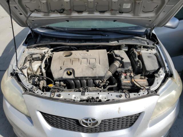 JTDBL40E69J039329 - 2009 TOYOTA COROLLA BASE Մոխրագույն լուսանկար 11