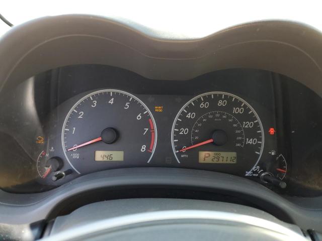 JTDBL40E69J039329 - 2009 TOYOTA COROLLA BASE Մոխրագույն լուսանկար 9