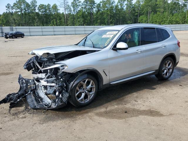 5UXTY5C03M9H49196 - 2021 BMW X3 XDRIVE30I GRAY photo 1