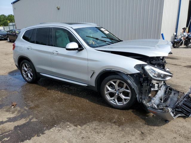 5UXTY5C03M9H49196 - 2021 BMW X3 XDRIVE30I GRAY photo 4