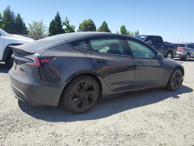 5YJ3E1ET8RF790427 - 2024 TESLA MODEL 3 CHARCOAL photo 3