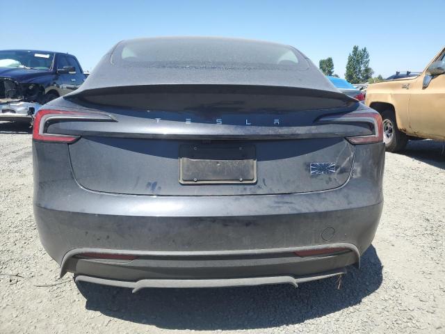5YJ3E1ET8RF790427 - 2024 TESLA MODEL 3 CHARCOAL photo 6