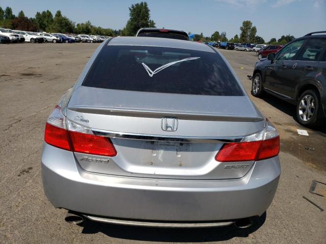 1HGCR2F52EA090661 - 2014 HONDA ACCORD SPORT SILVER photo 6