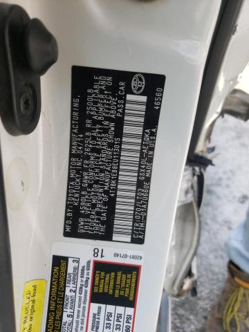 4T1BK1EB8EU113015 - 2014 TOYOTA AVALON BASE 白色 照片 12