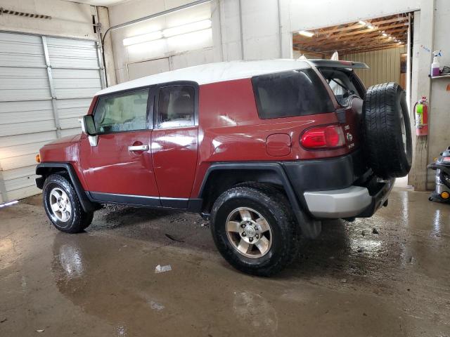 JTEBU11F48K012752 - 2008 TOYOTA FJ CRUISER MAROON photo 2