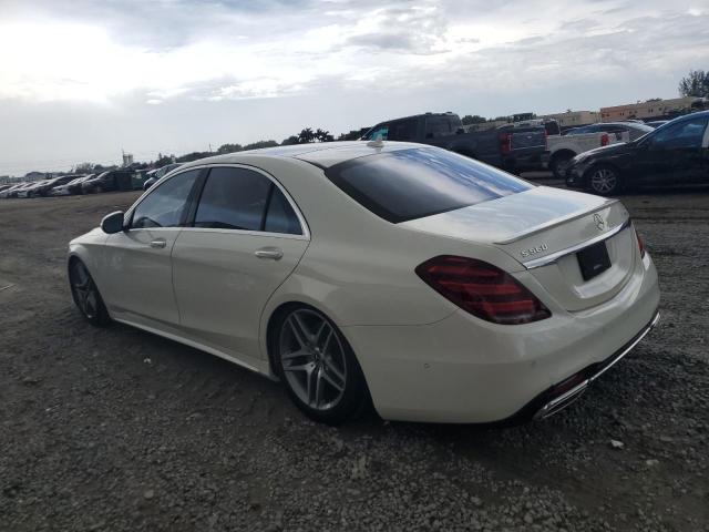 WDDUG8GB2KA444213 - 2019 MERCEDES-BENZ S 560 4MATIC WHITE photo 2