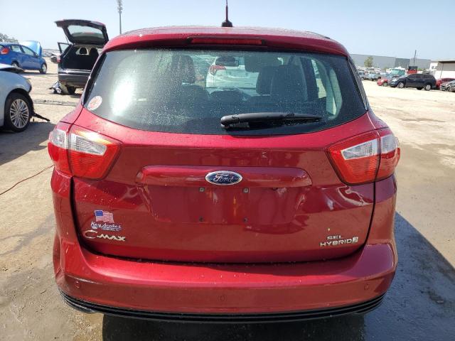 1FADP5BU9GL114765 - 2016 FORD C-MAX SEL RED photo 6