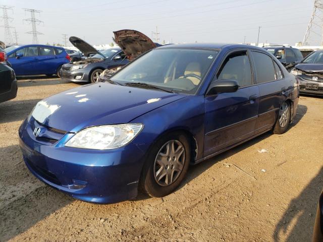 2HGES16334H628032 - 2004 HONDA CIVIC DX VP أزرق صورة 1