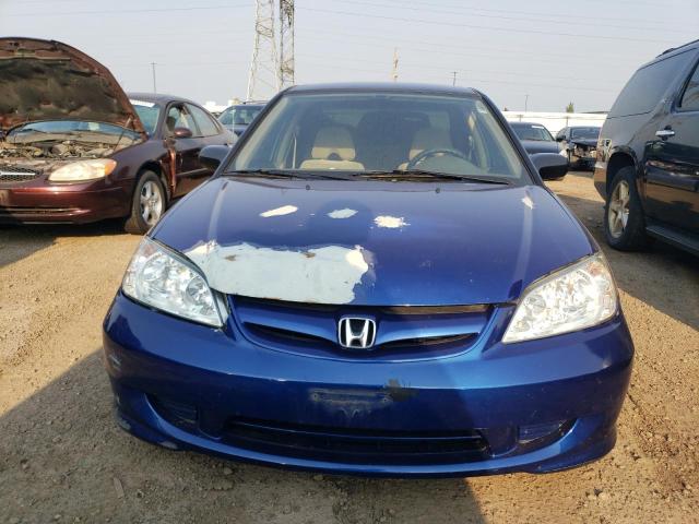 2HGES16334H628032 - 2004 HONDA CIVIC DX VP BLUE photo 5