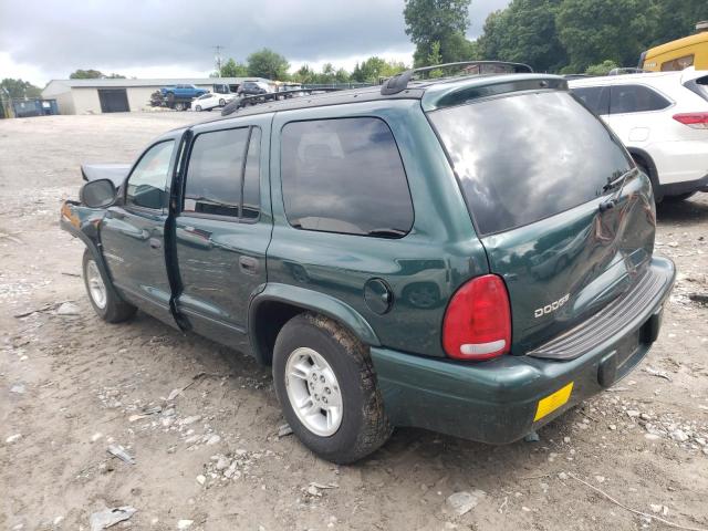 1B4HR28Y2XF639418 - 1999 DODGE DURANGO GREEN photo 2