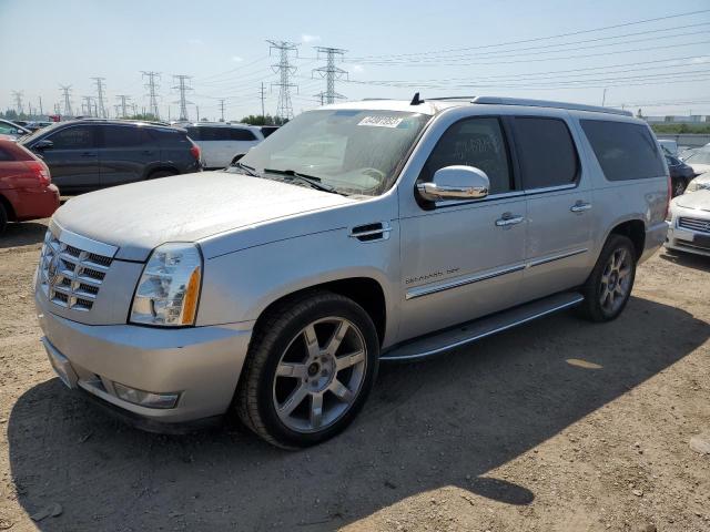 1GYS4HEFXCR266404 - 2012 CADILLAC ESCALADE ESV LUXURY SILVER photo 1