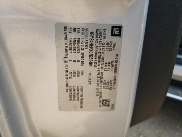 1GYS4HEFXCR266404 - 2012 CADILLAC ESCALADE ESV LUXURY SILVER photo 13