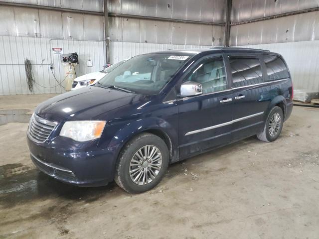 2C4RC1CG0DR801634 - 2013 CHRYSLER TOWN & COU TOURING L BLUE photo 1