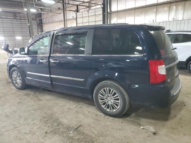 2C4RC1CG0DR801634 - 2013 CHRYSLER TOWN & COU TOURING L BLUE photo 2