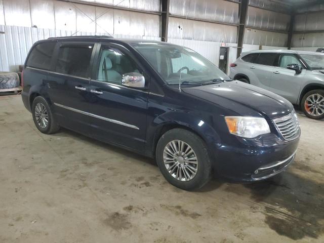 2C4RC1CG0DR801634 - 2013 CHRYSLER TOWN & COU TOURING L BLUE photo 4