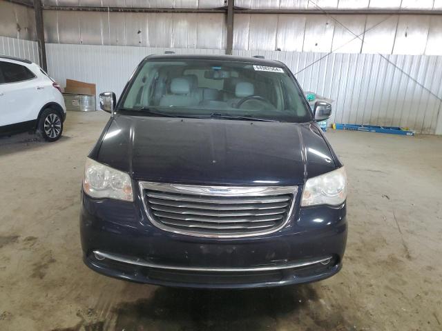2C4RC1CG0DR801634 - 2013 CHRYSLER TOWN & COU TOURING L BLUE photo 5