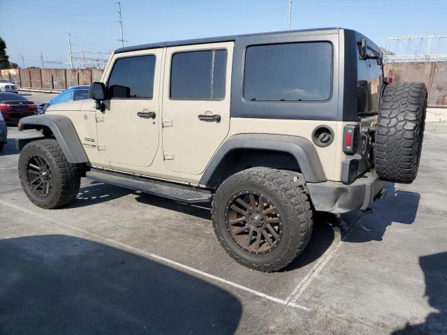 1C4BJWDG8JL907613 - 2018 JEEP WRANGLER U SPORT Բեժ լուսանկար 2