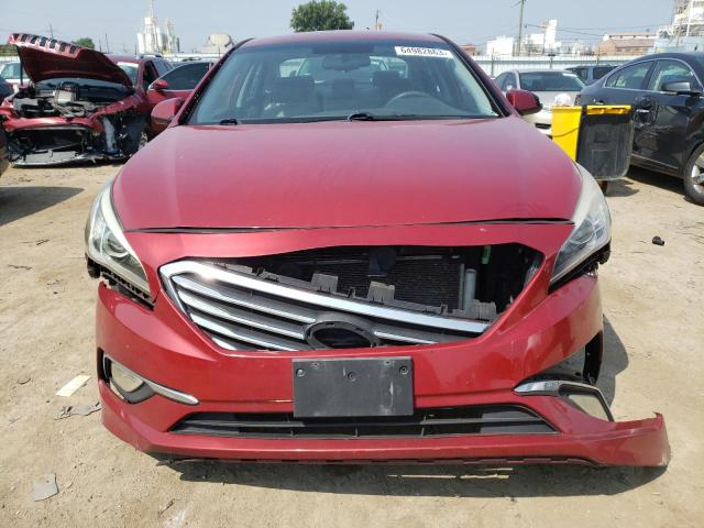 5NPE24AF1FH002703 - 2015 HYUNDAI SONATA SE RED photo 5