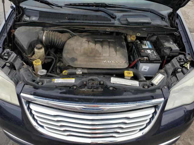 2A4RR8DG0BR749662 - 2011 CHRYSLER TOWN & COU TOURING L BLUE photo 12