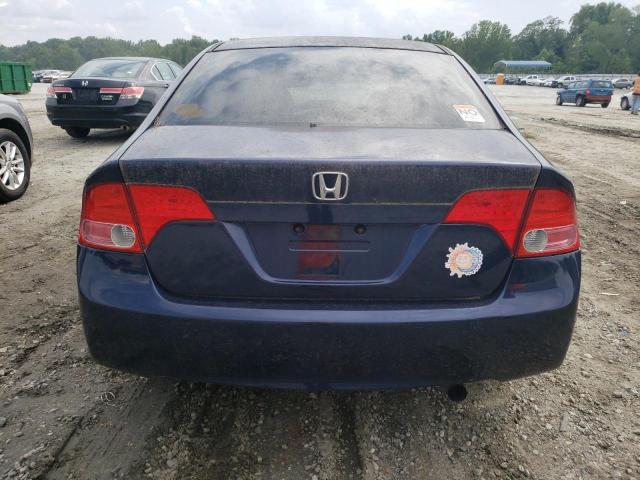 1HGFA16838L068346 - 2008 HONDA CIVIC EX BLUE photo 6