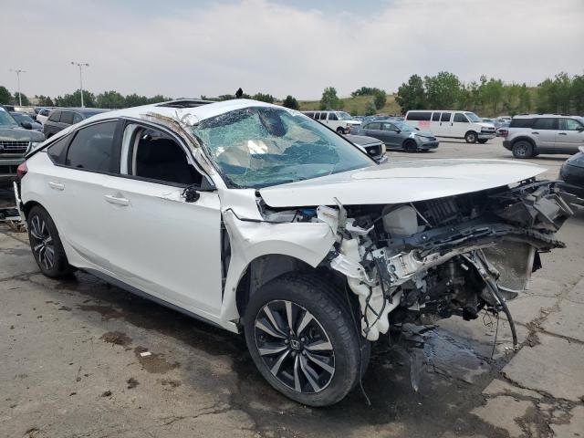 19XFL1H75NE001863 - 2022 HONDA CIVIC EXL 白色 照片 4