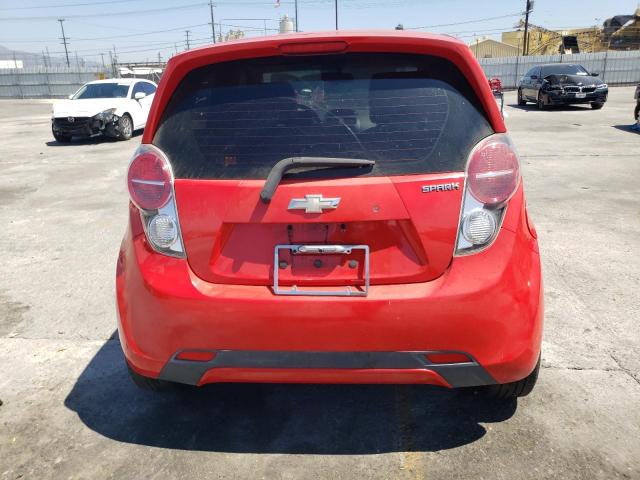 KL8CB6S98FC737596 - 2015 CHEVROLET SPARK LS RED photo 6