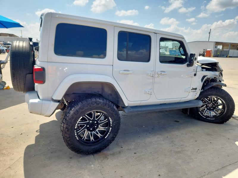 1C4HJXENXMW509657 - 2021 JEEP WRANGLER U SAHARA WHITE photo 3