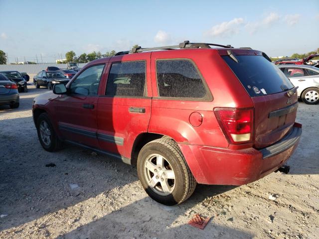 1J4GS48N15C505190 - 2005 JEEP GRAN CHER LAREDO RED photo 2