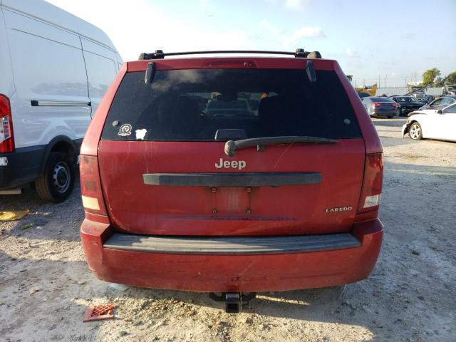 1J4GS48N15C505190 - 2005 JEEP GRAN CHER LAREDO RED photo 6