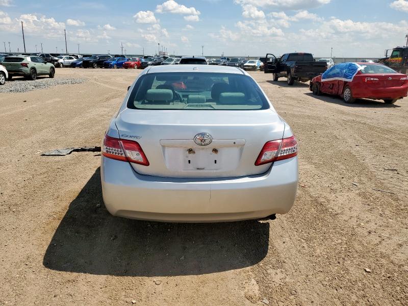 4T4BF3EK6BR155443 - 2011 TOYOTA CAMRY BASE SILVER photo 6
