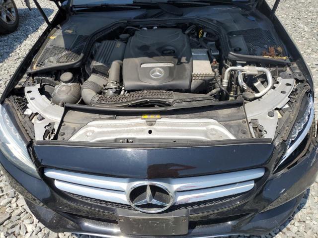55SWF4KB4GU161329 - 2016 MERCEDES-BENZ C 300 4MATIC BLACK photo 11