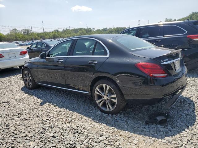 55SWF4KB4GU161329 - 2016 MERCEDES-BENZ C 300 4MATIC BLACK photo 2