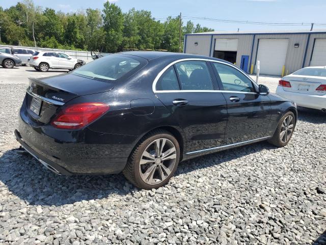 55SWF4KB4GU161329 - 2016 MERCEDES-BENZ C 300 4MATIC BLACK photo 3