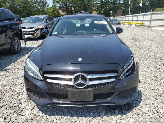 55SWF4KB4GU161329 - 2016 MERCEDES-BENZ C 300 4MATIC BLACK photo 5