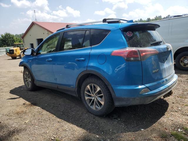 JTMRJREV0JD160807 - 2018 TOYOTA RAV4 HV LE Bleu photo 2