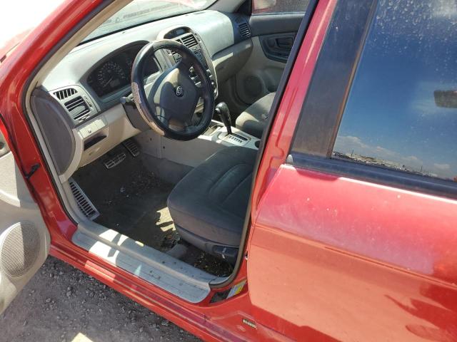 KNAFE162965335681 - 2006 KIA SPECTRA5 RED photo 7