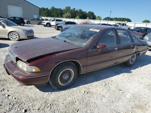 1G1BL53E2MR111681 - 1991 CHEVROLET CAPRICE BURGUNDY photo 1