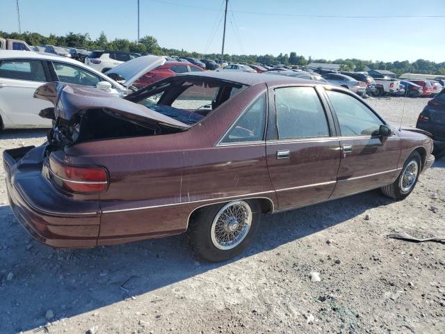 1G1BL53E2MR111681 - 1991 CHEVROLET CAPRICE BURGUNDY photo 3