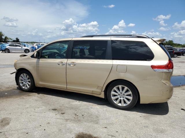 5TDYK3DC2BS129022 - 2011 TOYOTA SIENNA XLE GOLD photo 2