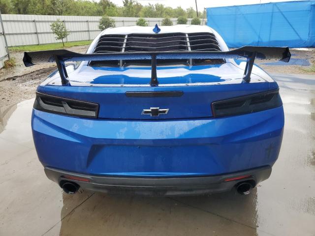 1G1FB1RX7H0175179 - 2017 CHEVROLET CAMARO LT BLUE photo 6