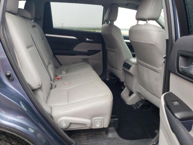 5TDJKRFH6ES040944 - 2014 TOYOTA HIGHLANDER XLE Կապույտ լուսանկար 10
