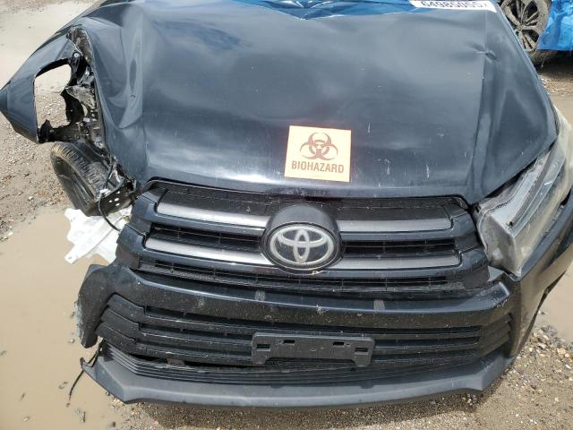 5TDKZRFH7KS574000 - 2019 TOYOTA HIGHLANDER SE BLACK photo 12