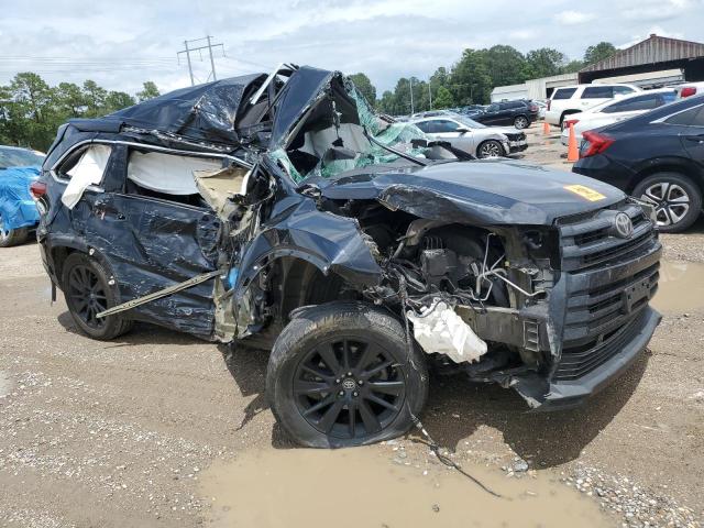 5TDKZRFH7KS574000 - 2019 TOYOTA HIGHLANDER SE BLACK photo 4