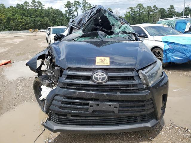 5TDKZRFH7KS574000 - 2019 TOYOTA HIGHLANDER SE BLACK photo 5
