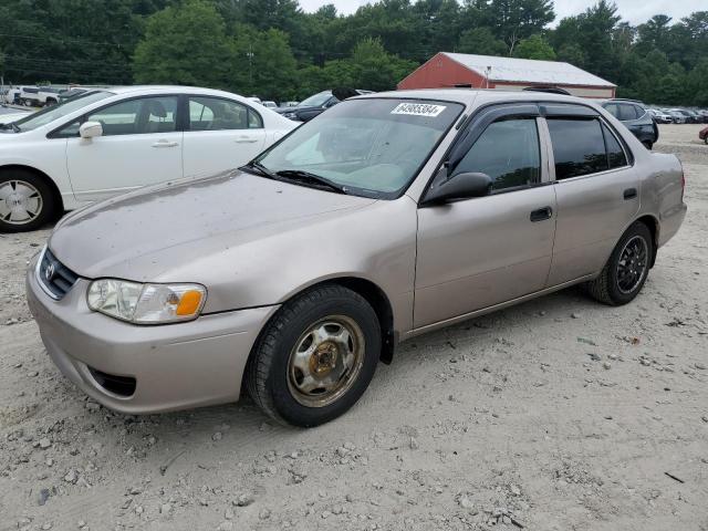 2T1BR12E81C474251 - 2001 TOYOTA COROLLA CE BEIGE photo 1