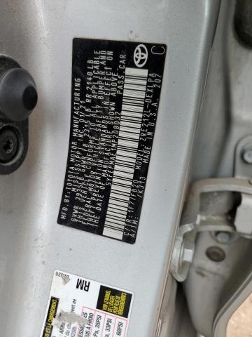 5YFEPMAE1MP208032 - 2021 TOYOTA COROLLA LE ვერცხლისფერი ფოტო 12